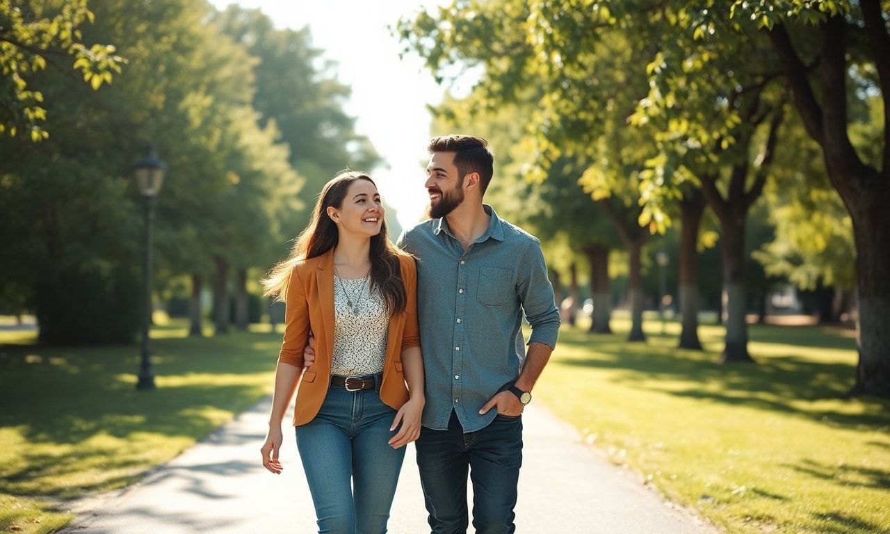身長差のある幸せなカップル