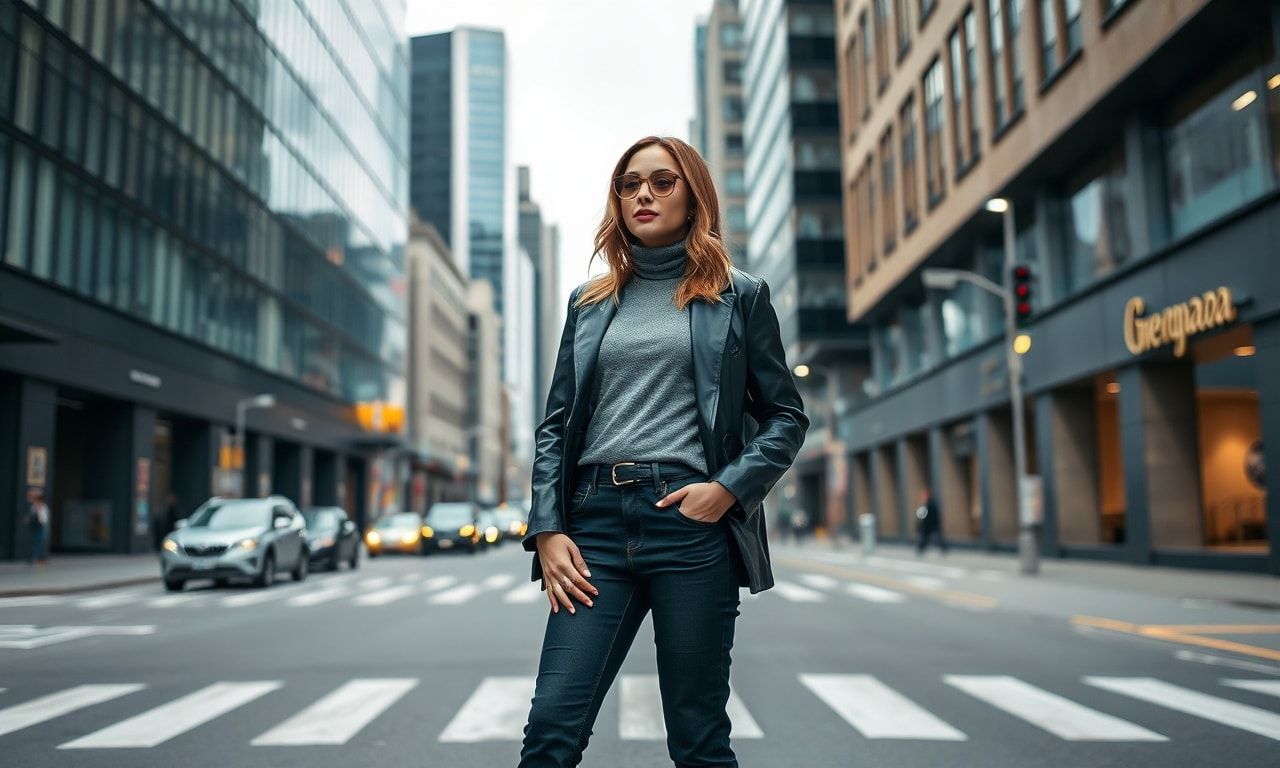 おしゃれな高身長女子のファッション