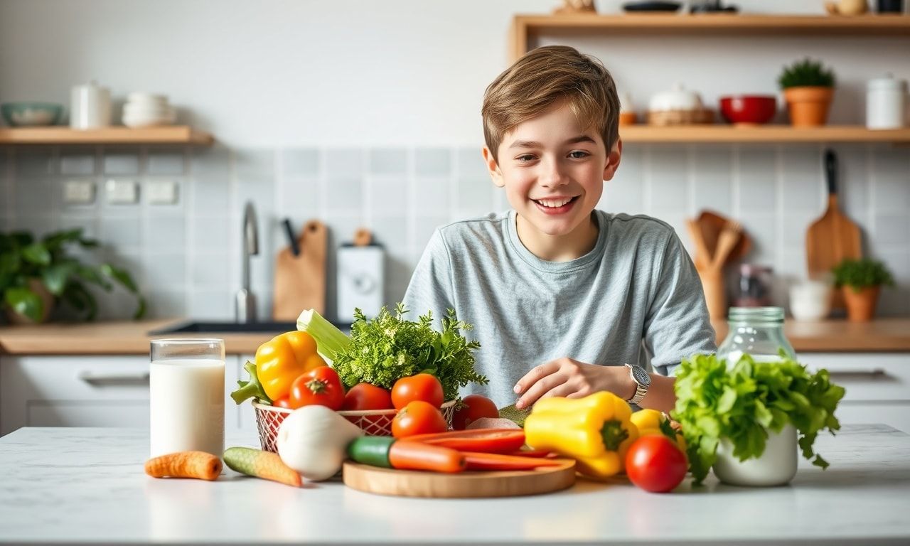 健康的な食事と成長