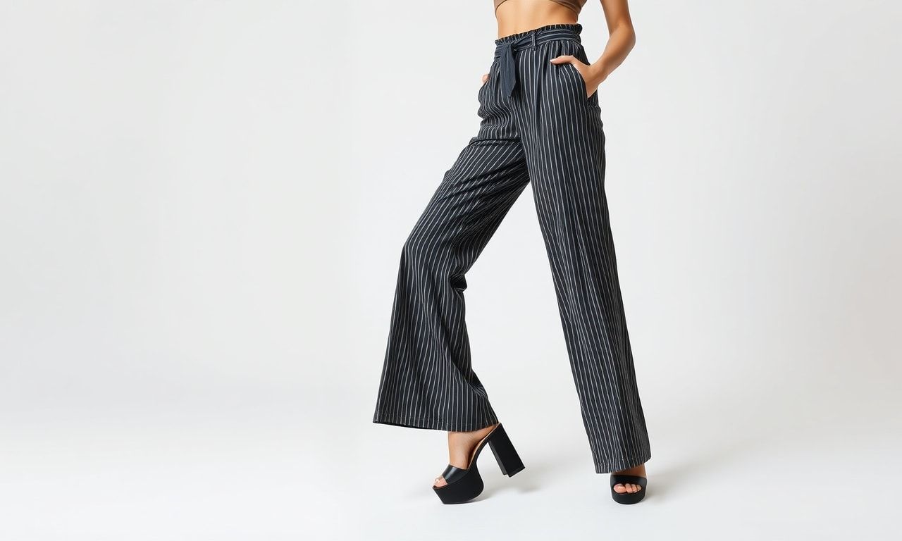 厚底シューズを使ったコーディネート例