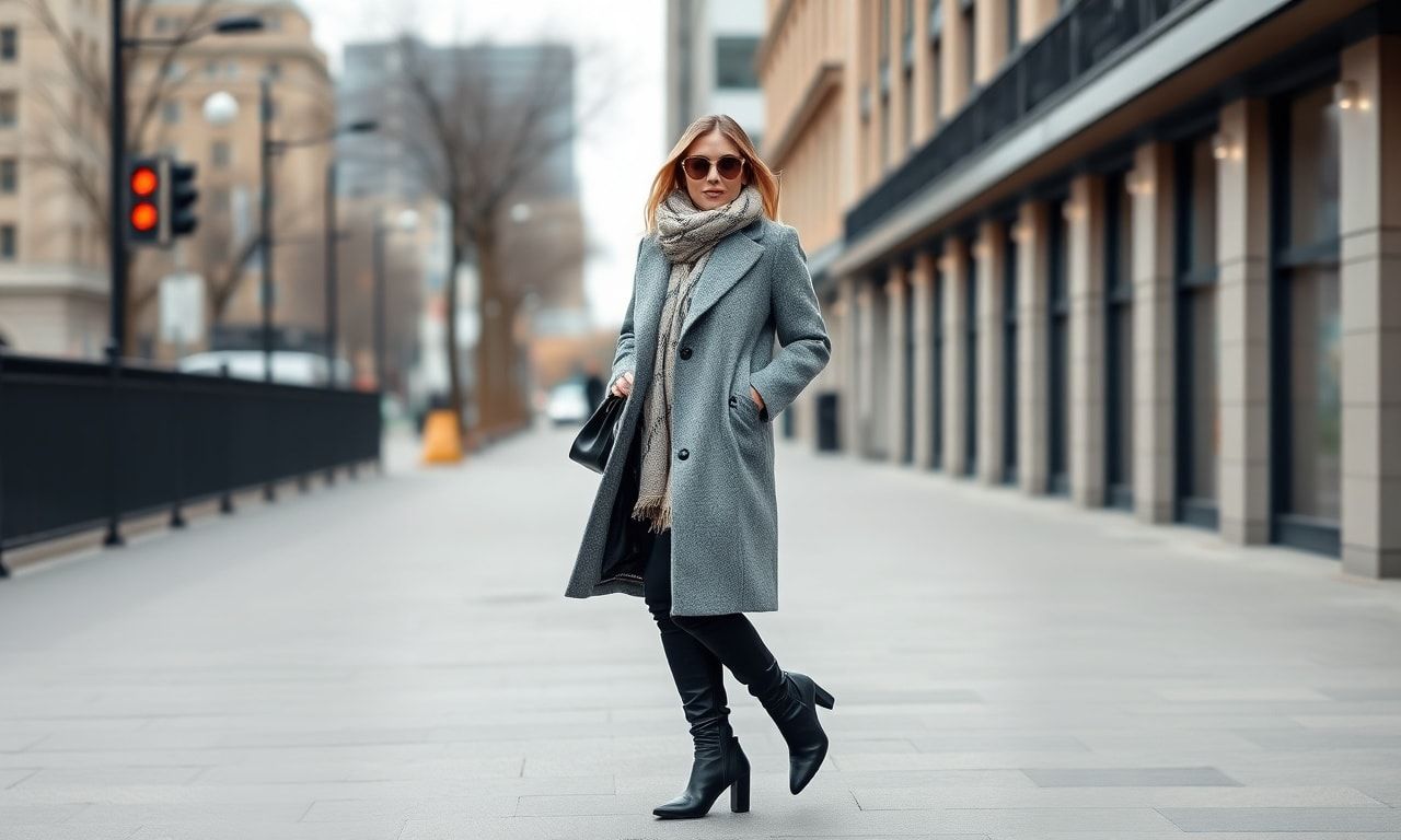 ロングコートをおしゃれに着こなすテクニック