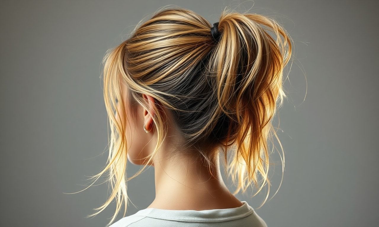 こなれ感のあるポニーテール