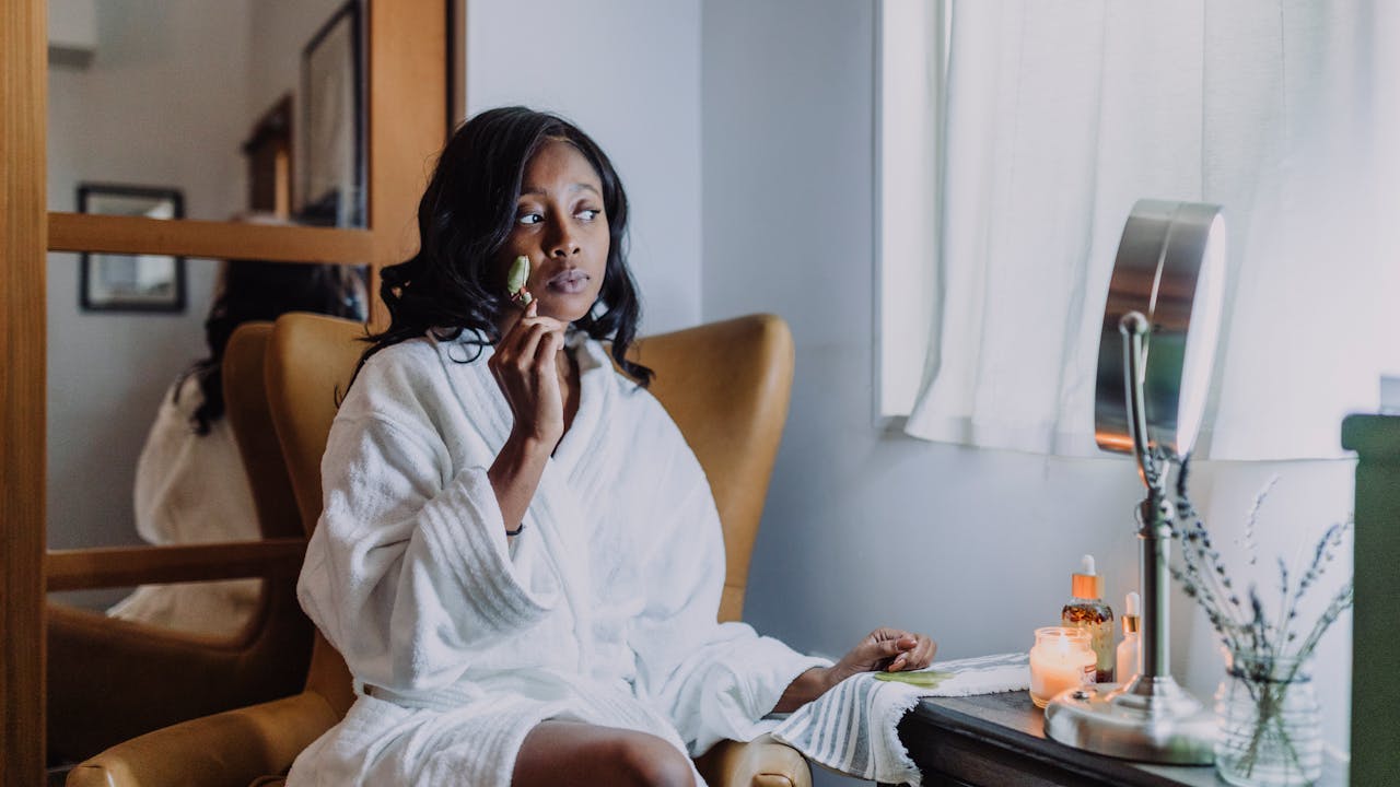 生理中の高身長女子セルフケア