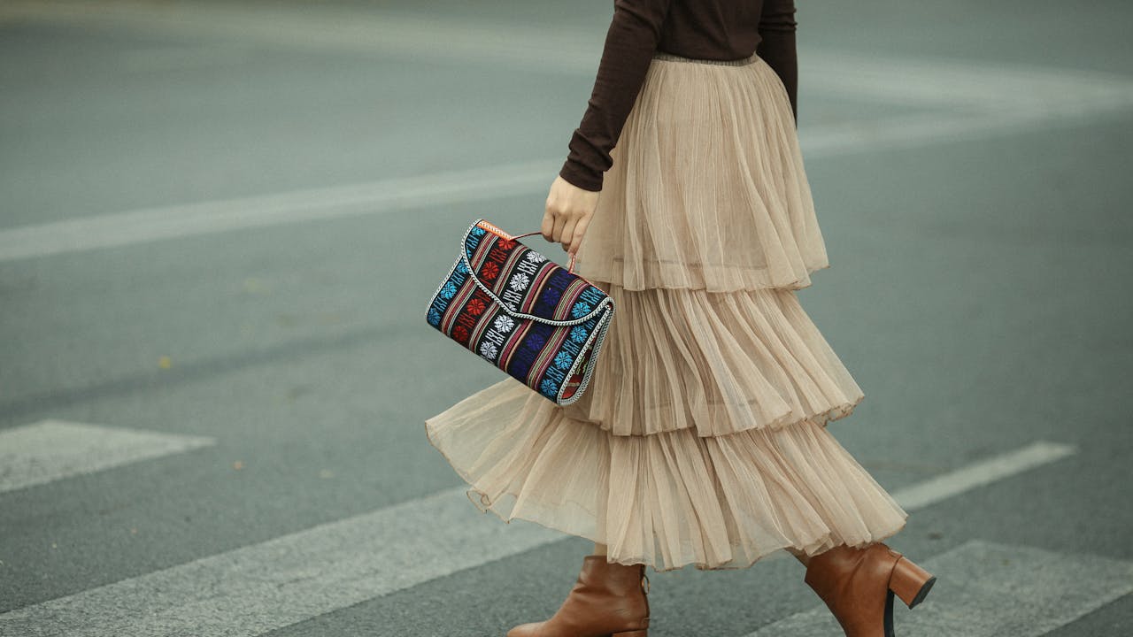 GUの高身長コーデで垢抜けた着こなしの女性