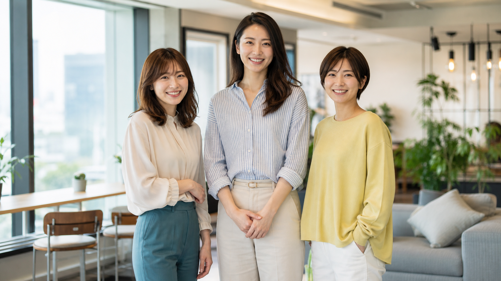 友人や同僚と自然に並ぶ高身長女子の学校・職場あるある
