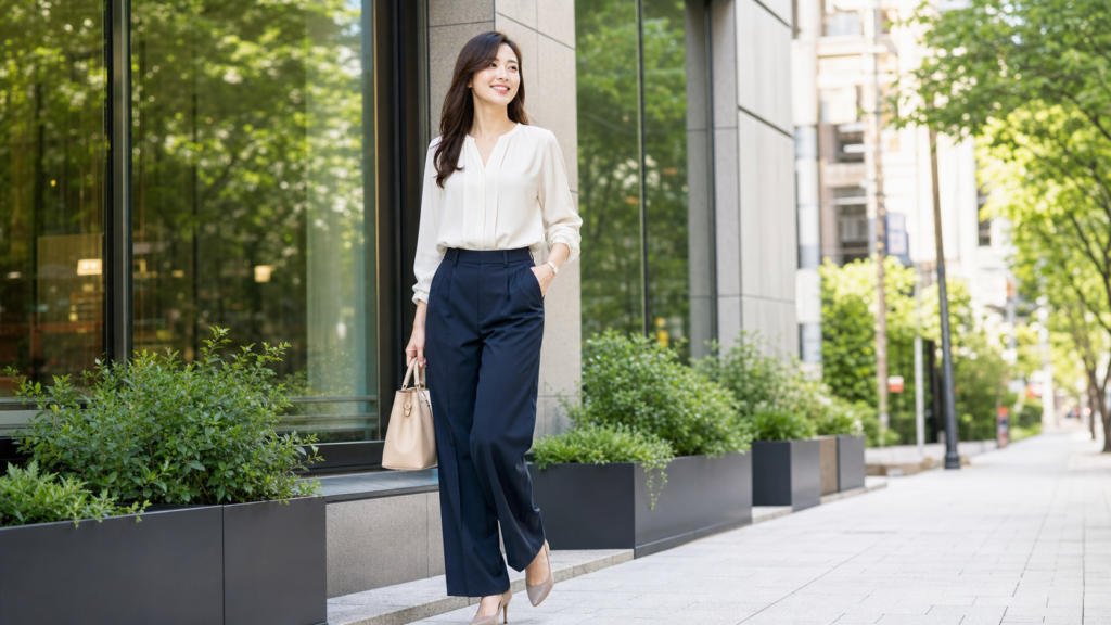 高身長女子が自信を持って街を歩くアイキャッチ画像
