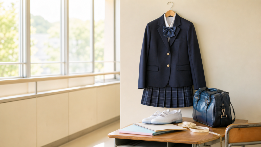高身長女子の中学生向けに制服と学校生活の悩みを整理するアイキャッチ画像